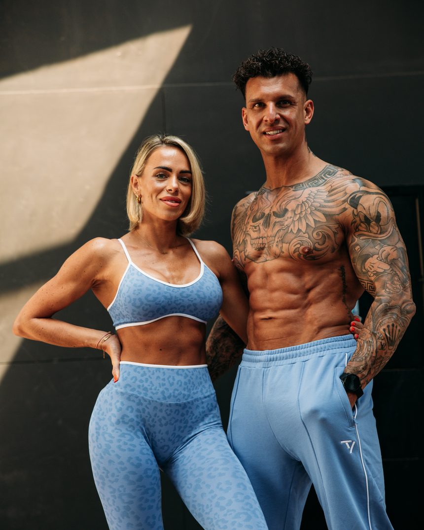 Rik Peels en zijn trainingspartner na een training
